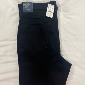 J. Crew Factory flare crop jeans